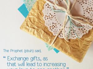 10- sunnah of exchanging presents